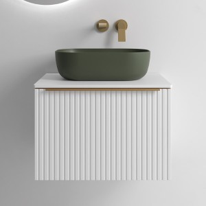 Meuble de salle de bains BIBA 700 1 tiroir + 1 intérieur WHITE COTTON - SALGAR 103004