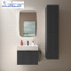 Meuble de salle de bains 1 tiroir + 1 intérieur BIBA 700 Anthracite mat - SALGAR 103054
