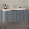 Meuble de salle de bains 1 tiroir BIBA 900 Blue Fog - SALGAR 102972