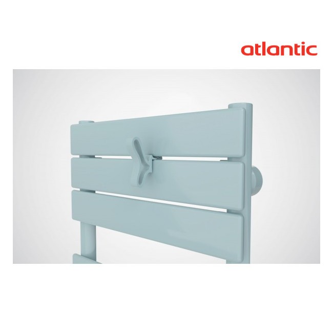 Patère papillon pour sèche-serviettes lames plates Vert d'eau - Atlantic 850263 