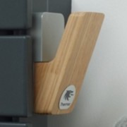 Patère crochet pour sèche-serviettes chêne clair - Thermor 498059