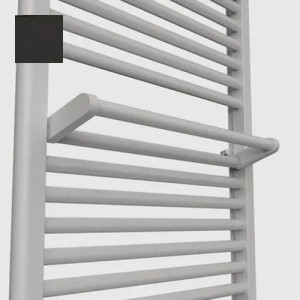 Sèche-serviettes électrique satin noir 300W Ezybain - INTUIS M172120