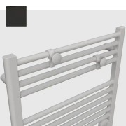 Sèche-serviettes électrique soufflant 300+800W satin noir Ezybain boost - INTUIS M172224