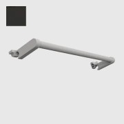 Sèche-serviettes électrique soufflant 500+800W satin noir Ezybain boost - INTUIS M172225