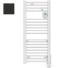 Sèche-serviettes électrique soufflant 1000+1000W satin noir Ezybain boost - INTUIS M172627