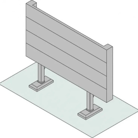 Cache-embase pour Pieds de radiateur Planea - ACOVA 753050