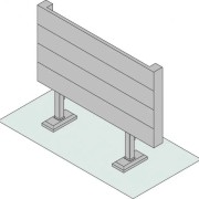 Cache-embase pour Pieds de radiateur Planea - ACOVA 753050