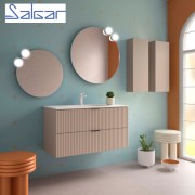 Meuble de salle de bains 2 tiroirs Biba 1000 Macchiato - SALGAR 113867