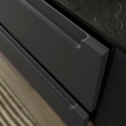 Meuble de salle de bains 2 tiroirs MONTERREY 1200 Anthracite mat - SALGAR 96531