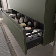 Meuble de salle de bains 2 tiroirs MONTERREY 800 Green Forest - SALGAR 96536