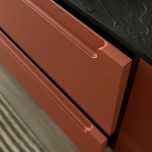 Meuble de salle de bains 2 tiroirs MONTERREY 1000 TERRACOTA - SALGAR 103615