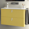 Meuble de salle de bains 2 tiroirs UNIIQ 800 paja - SALGAR 96627