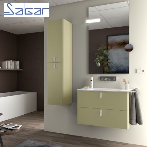 Meuble de salle de bains 2 tiroirs UNIIQ 800 salvia - SALGAR 96637