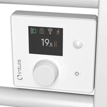 Sèche-serviettes électrique étroit blanc 500W Ezybain nativ - INTUIS M245111