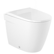 Cuvette au sol rimless Round Dual Ona Blanc - Roca A342688000