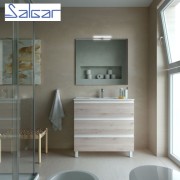 Meuble de salle de bains 3 tiroirs SPIRIT 900 CHÊNE NATUREL - SALGAR 102770