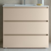 Meuble de salle de bains 3 tiroirs SPIRIT 900 MACCHIATO - SALGAR 103485