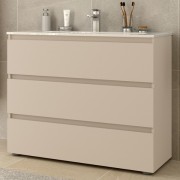 Meuble de salle de bains 3 tiroirs SPIRIT 1000 MACCHIATO - SALGAR 103486