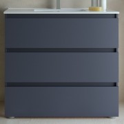 Meuble de salle de bains 3 tiroirs SPIRIT 900 NIGHT BLUE - SALGAR 103495