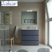 Meuble de salle de bains 3 tiroirs SPIRIT 900 NIGHT BLUE - SALGAR 103495