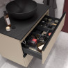 Meuble de salle de bains 2 tiroirs SPIRIT 700 MACCHIATO - SALGAR 103447