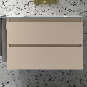 Meuble de salle de bains 2 tiroirs SPIRIT 800 MACCHIATO - SALGAR 103448