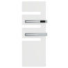 Sèche-serviettes électrique ATLANTIC 1750W (750W+1000W) Mât à droite SERENIS Premium soufflant