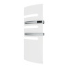 Sèche-serviettes électrique ATLANTIC 1750W (750W+1000W) Mât à droite SERENIS Premium soufflant