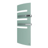 Sèche-serviettes électrique ATLANTIC 1750W (750W+1000W) Mât à droite SERENIS Premium soufflant