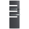 Sèche-serviettes électrique ATLANTIC 1750W (750W+1000W) Mât à droite SERENIS Premium soufflant
