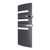 Sèche-serviettes électrique ATLANTIC 1750W (750W+1000W) Mât à droite SERENIS Premium soufflant