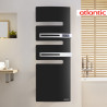 Sèche-serviettes électrique ATLANTIC 1750W (750W+1000W) Mât à droite SERENIS Premium soufflant
