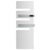 Sèche-serviettes électrique ATLANTIC 1750W (750W+1000W) Mât à droite SERENIS Premium soufflant