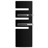 Sèche-serviettes électrique ATLANTIC 1750W (750W+1000W) Mât à droite SERENIS Premium soufflant