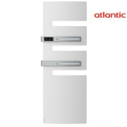 Sèche-serviettes électrique ATLANTIC 1750W (750W+1000W) Mât à gauche SERENIS Premium soufflant