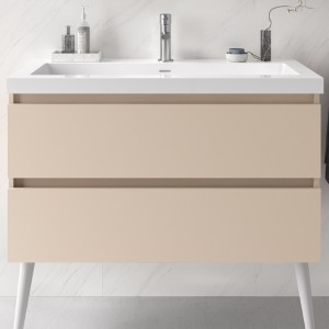 Meuble de salle de bains 2 tiroirs SPIRIT 1000 MACCHIATO - SALGAR 103450