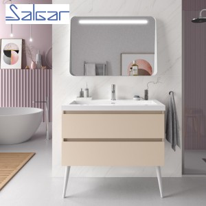 Meuble de salle de bains 2 tiroirs SPIRIT 1000 MACCHIATO - SALGAR 103450