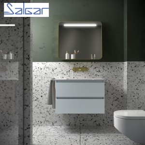 Meuble de salle de bains 2 tiroirs SPIRIT 800 Blue Fog - SALGAR 103454