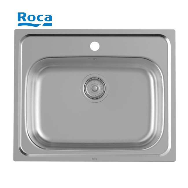 Évier de cuisine 1 bac en Inox à poser sur meuble - ROCA A870410603