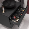 Meuble de salle de bains 2 tiroirs SPIRIT 600 anthracite mat - SALGAR 103464