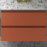 Meuble de salle de bains 2 tiroirs SPIRIT 800 TERRACOTA - SALGAR 103478