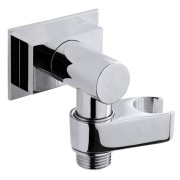 Ensemble encastré avec support orientable, douchette et flexible FLAT-ONE Chromé - BOSSINI C13011C030