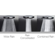 Douchette ronde 3 jets MIXA Chromé - Bossini B01169030