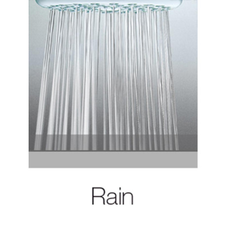 Douchette monojet Ø 55 RETRÒ-GOM Chromé - Bossini B01510030