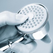 Douchette monojet Ø 55 RETRÒ-GOM nickel satiné - Bossini B01510094