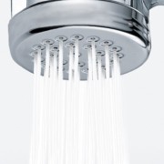 Douchette d'arrêt monojet diamètre 34.5 mm TALITA blanc mat - Bossini B00660045