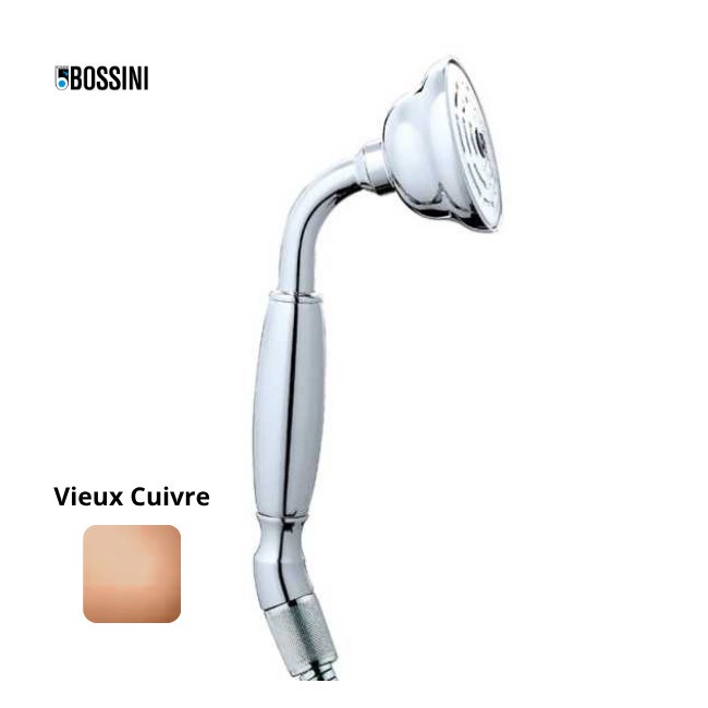 Douchette monojet CHARLESTON vieux cuivre - Bossini B00580047