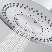 Douchette 3 jets basse pression Classic nickel satiné - Bossini B00192094