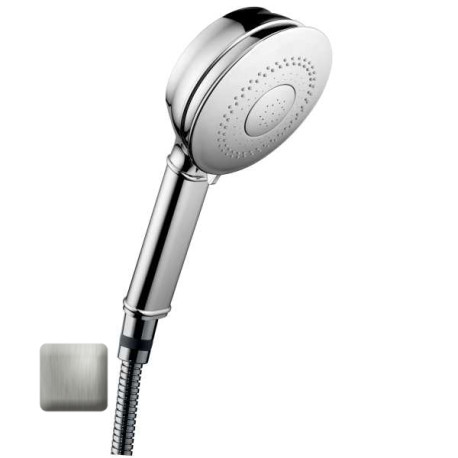 Douchette 3 jets basse pression Classic nickel satiné - Bossini B00192094