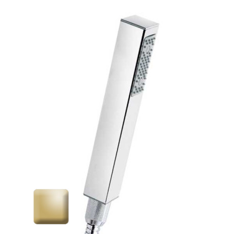 Douchette laiton jet de pluie CUBE or - Bossini B00255021